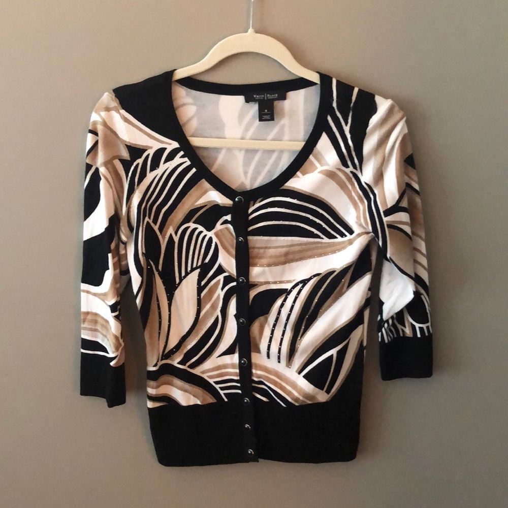Three quarter length sleeve cardigan from WHBM